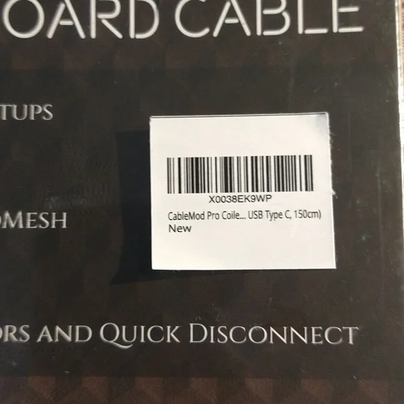 CableMod Pro Coiled Keyboard Cable - Picture 5 of 10